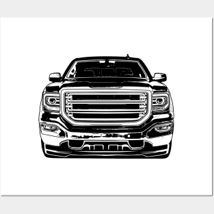 Sierra 1500 SLT Sketch Art Posters and Art